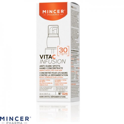 MINCER PHARMA VITA C INFUSION N° 626 - Koncetrovana krema protiv fleka na rukama 30ml